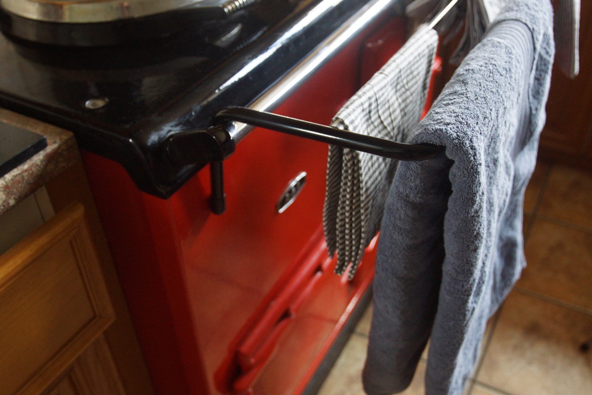 Drying Rail in black, view 2